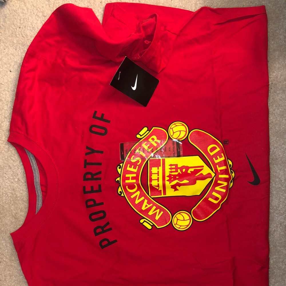 NIKE Manchester United “Property Of” XXL Shirt NWT